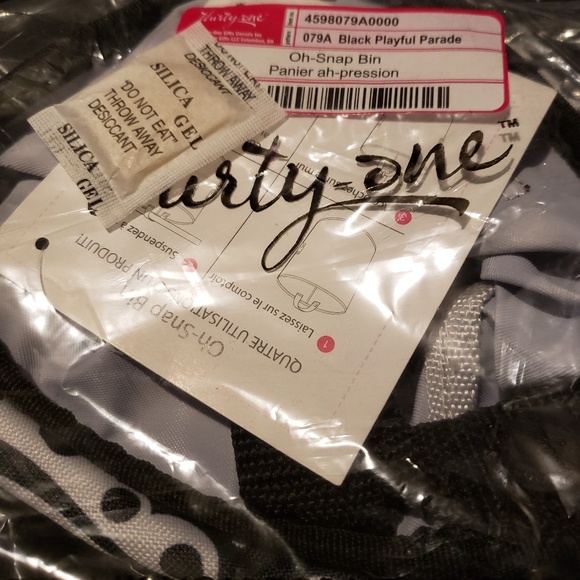 2 Thirty-One Oh-Snap Bins Black Playful Parade - Picture 2 of 2